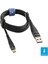 USB Type-C Pd 5A 100W Örgülü Hızlı Şarj ve Data Kablosu 2 Metre 3