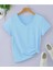 Oversize T-Shirt Baskılı Mavi Renk 1