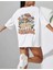 Oversize T-Shirt Yourself Baskılı Beyaz Renk 1