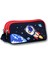 Erkek Çocuklar Için Iki Bölmeli Astronot Desenli Kalemlik - Lacivert Kırmızı - 5044 1