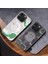 iPhone 15 Pro Max Için Cybermag Serisi Teknolojik Görünüm Ultra Güçlü Mıknatıslı ve Metal Lens Çerçeveli Silikon Kılıf Kapak (Koyu, 15 Pro Max) 2