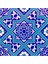 20x20 Cm Ac 12 Selçuk Yıldız Geçme Desenli Çini Karo 1