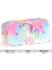 Kids Çok Renkli, Unicorn, Kız Çocuk Üç Gözlü Okul Kalem Çantası - L8243 3