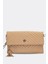 Kadın Clutch Portföy Çantası Uzun Askılı Vizon 1