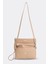 Kadın Clutch Portföy Çantası Uzun Askılı Vizon 6