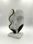 Bakım Gerektirmeyen Yosunlu Büst Heykel | 3D Baskı Modern Dekor | Doğal Korunmuş Yosunlu Minimalist Heykelcik (15X24 Cm) 1