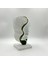 Bakım Gerektirmeyen Yosunlu Büst Heykel | 3D Baskı Modern Dekor | Doğal Korunmuş Yosunlu Minimalist Heykelcik (15X24 Cm) 7