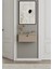 Mimosa Mdf Duvara Monte Kapaklı Dresuar (50 Cm) 1
