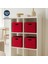 Narçiçeği Çok Amaçlı Keçe Organizer Dolap Içi Düzenleyici 4'lü Sepet Seti 30 x 30 cm 1