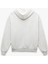 Şardonlu Uzun Kollu Kapüşonlu Kanguru Cepli Oversize Fermuarlı Sweatshirt 2