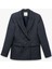 Cepli Uzun Kollu Ekose Kruvaze Blazer Ceket 1