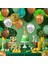 10 Adet Safari Temalı Doğum Günü Balon Seti - 10 Adet 12 Inç 30 cm Safari Temalı Balon 2