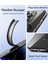 Apple iPhone 13 Kılıf Kamera Lens Korumalı Magsafe Şarj Kilifi Şeffaf Renkli Yumuşak Kapak 4