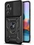 Xiaomi Redmi Note 10/10S Uyumlu Kılıf Kamera Korumalı Sürgülü Yüzüklü Armor Military Tank Zırh 1