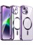 Apple iPhone 13 Kılıf Kamera Lens Korumalı Magsafe Şarj Kilifi Şeffaf Renkli Yumuşak Kapak 4