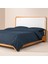 %100 Pamuk Percale Nevresim Seti 200X220 cm Lacivert - Pure Serisi 1