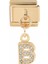 B Harfli Çelik Gold Charm 1