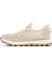 Zero Erkek Bej Bağcıklı Kalın Tabanlı Kumaş Sneaker 25SFD69406F 2