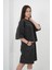 Kız Çocuk Oversize Yıkamalı Iki Iplik Kumaş Şortlu Takım 3