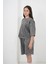 Kız Çocuk Oversize Yıkamalı Iki Iplik Kumaş Şortlu Takım 2