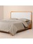 %100 Pamuk Percale Nevresim Seti 200X220 cm Taş Rengi - Pure Serisi 1