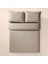 %100 Pamuk Percale Nevresim Seti 200X220 cm Taş Rengi - Pure Serisi 3