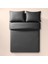 %100 Pamuk Percale Nevresim Seti 160X220 cm Antrasit - Pure Serisi 3