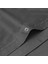 %100 Pamuk Percale Nevresim Seti 160X220 cm Antrasit - Pure Serisi 5