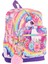 Dört Bölmeli (Kız Çocuk - Pembe Mor - Unicorn Baskılı) - Ilkokul Okul Sırt Çantası - L5249 1