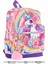 Dört Bölmeli (Kız Çocuk - Pembe Mor - Unicorn Baskılı) - Ilkokul Okul Sırt Çantası - L5249 4