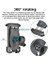 HT-T45 Motosiklet Telefon Tutucu Bisiklet Telefon Tutucu Motor ve Bisiklet Gidonu Için 360 Dönebilen Telefon Tutucu 4.5" - 6.5" 3