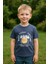 Erkek Çocuk %100 Pamuklu Baskılı Kısa Kollu Tişört - Indigo (3-4 Yaş 8-9 Yaş) 1