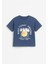 Erkek Çocuk %100 Pamuklu Baskılı Kısa Kollu Tişört - Indigo (3-4 Yaş 8-9 Yaş) 2
