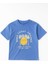 Erkek Çocuk %100 Pamuklu Baskılı Kısa Kollu Tişört - Mavi (3-4 Yaş 8-9 Yaş) 2
