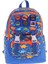 Kids Erkek Çocuk Armalı Dinazor Desenli Ilkokul Okul Sırt Çantası (Dört Bölmeli) - Mavi - L5278 2