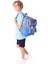 Kids Erkek Çocuk Armalı Dinazor Desenli Ilkokul Okul Sırt Çantası (Dört Bölmeli) - Mavi - L5278 7