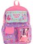 Kız Çocuk Peluş Flamingolu Ilkokul Okul Sırt Çantası - Mor Pembe - L5240 2