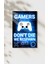 Oyun Konsolu Temalı Gamers Dont Die Hd Metal Tablo Poster 2