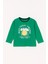 Erkek Çocuk %100 Pamuk Baskılı Uzun Kollu Tişört - Yeşil (3-4 Yaş 8-9 Yaş) 2