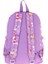 Kids Dört Bölmeli Kız Çocuk Silikon Aksesuarlı Mor Ilkokul Çantası 3