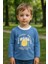 Erkek Çocuk %100 Pamuk Baskılı Uzun Kollu Tişört - Mavi (3-4 Yaş 8-9 Yaş) 1