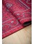 Semerkand SN04 Kırmızı Bordo Tozumaz Etnik Eskitme Türkmen Kilim Desen Halı Üst Kalite 4