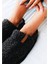 Anthracite Teddy Women Slipper Kadın Günlük Ev Pandufu Ted-Kat Gri 3