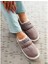 Dark Plum Parachute Women Slipper Kadın Günlük Ev Pandufu Par-Kkm Kahverengi 3