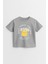 Erkek Çocuk %100 Pamuklu Baskılı Kısa Kollu Tişört - Gri (3-4 Yaş 8-9 Yaş) 2