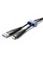 USB Micro 5A 100W Örgülü Hızlı Şarj ve Data Kablosu 3 Metre 1