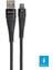 USB Micro 5A 100W Örgülü Hızlı Şarj ve Data Kablosu 3 Metre 2