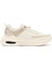 Erkek Bej Bağcıklı Kalın Tabanlı Kumaş Sneaker 25SFD69226F 1