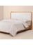 %100 Pamuk Percale Nevresim Seti 260X240 cm Gri - Pure Serisi 1