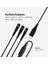 By Trio Şarj Kablosu Usb-A - Usb-C/lightning/micro USB 150CM-SIYAH 2